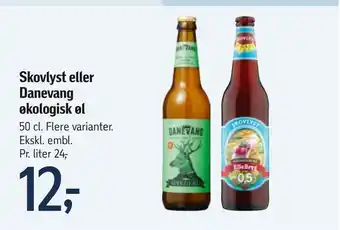 Føtex Skovlyst eller danevang økologisk øl tilbud