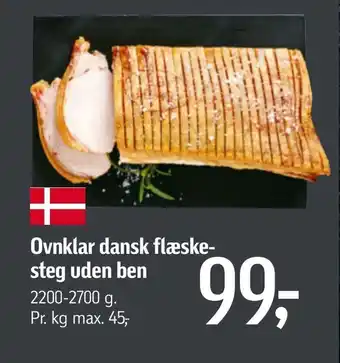 Føtex Ovnklar dansk flæske steg uden ben tilbud