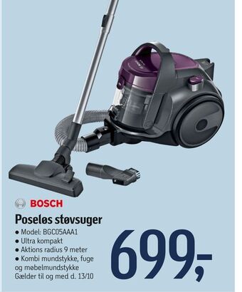 Føtex Poseløs støvsuger tilbud