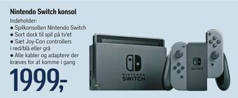 Føtex Nintendo switch konsol tilbud