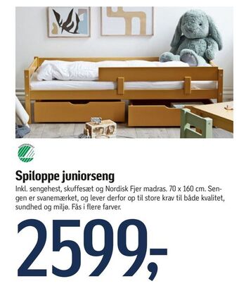 Føtex Spiloppe juniorseng tilbud