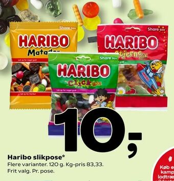 Coop 365 Haribo slikpose tilbud