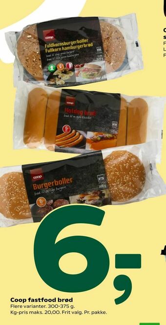 Coop 365 Coop fastfood brød tilbud