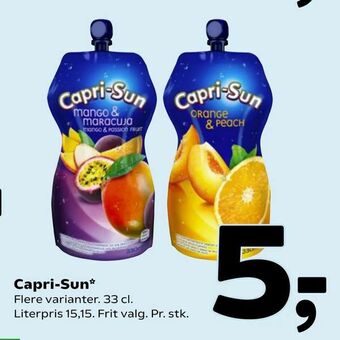 Coop 365 Capri-Sun tilbud