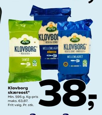 Coop 365 Klovborg skæreost tilbud