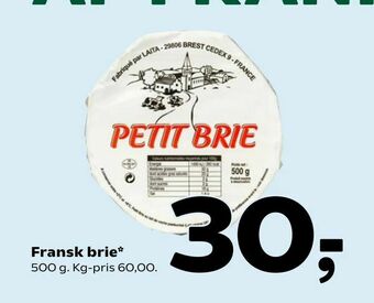 Coop 365 Fransk brie tilbud