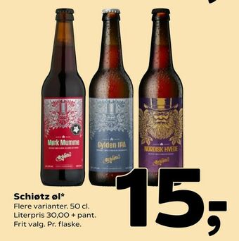 Coop 365 Schiøtz øl tilbud