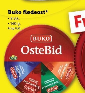 Lidl Buko Flødeost tilbud