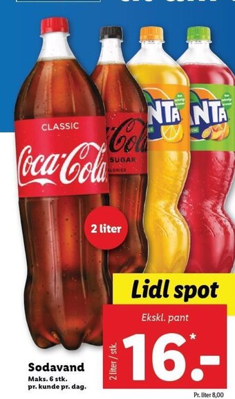 Lidl Sodavand tilbud