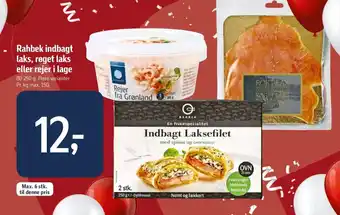Føtex Rahbek Indbagt laks, Røget Laks eller Rejer i Lage tilbud