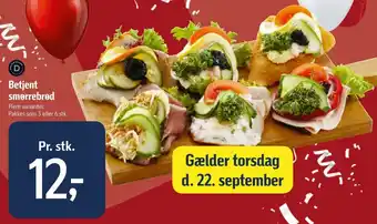 Føtex Betjent Smørrebrød tilbud