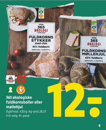 Coop 365 Coop 365 rundstykker tilbud