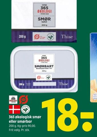 Coop 365 Thise smør saltet tilbud
