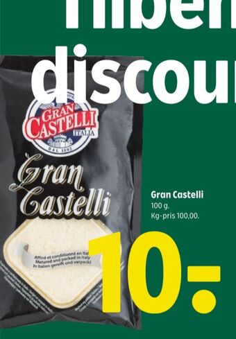 Coop 365 Gran castelli revet ost tilbud