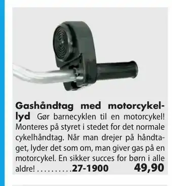 Biltema Gashåndtag med motorcykel lyd tilbud