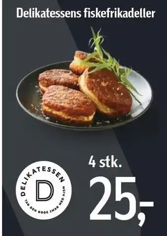Føtex Delikatessens fiskefrikadeller 4 stk. tilbud