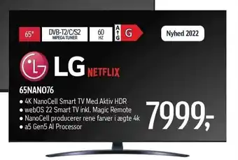 Føtex 65nano75 lg smart tv tilbud