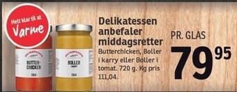 SPAR Middagsretter tilbud