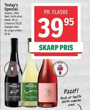 SPAR Today's special tilbud