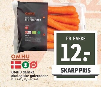 SPAR Omhu danske økologiske gulerødder tilbud