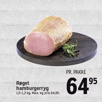 SPAR Røget hamburgerryg tilbud
