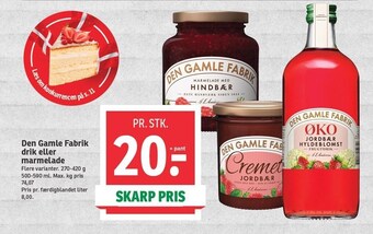 SPAR Den gamle fabrik marmelade tilbud