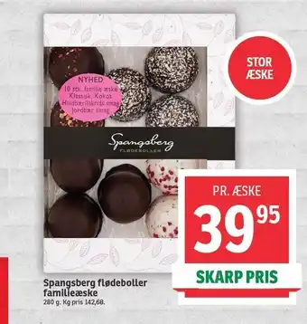 SPAR Spangsberg flødeboller familieæske tilbud