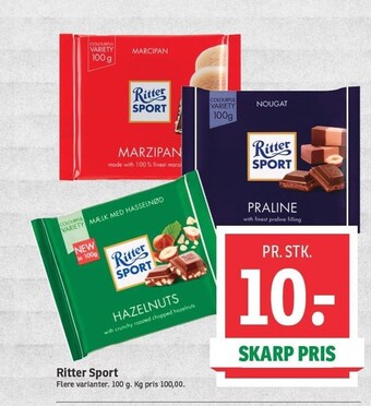 SPAR Ritter sport tilbud
