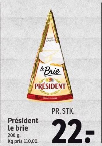 SPAR Président le brie tilbud