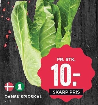 MENY Dansk spidskål tilbud