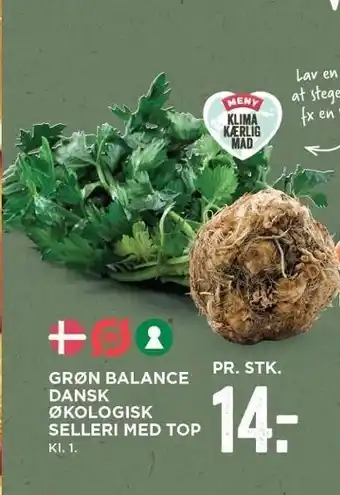 MENY Grøn balance dansk øko selleri m. top tilbud