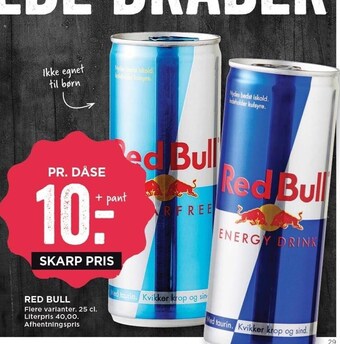MENY Red bull tilbud