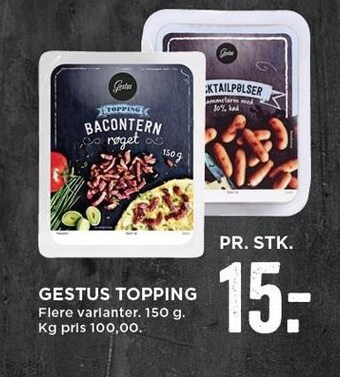 MENY Gestus topping tilbud