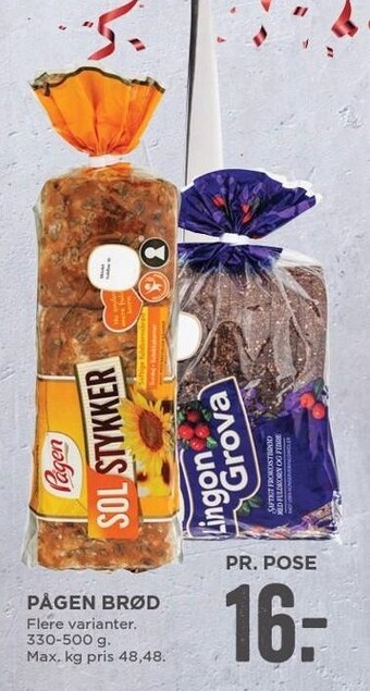 MENY Pågen brød tilbud