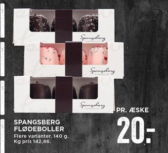 MENY Spangsberg flødeboller tilbud