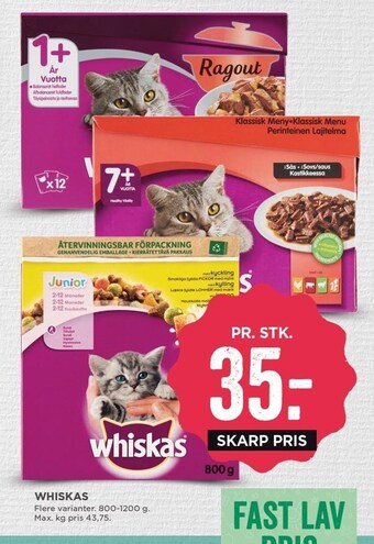 MENY Whiskas tilbud