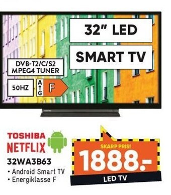 Bilka Toshiba smart tv tilbud