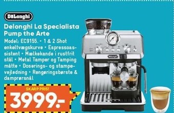 Bilka Delonghi la specialista pump the arte tilbud
