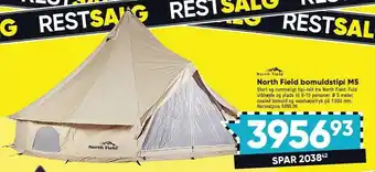 Bilka North field bomuldstipi m5 tilbud