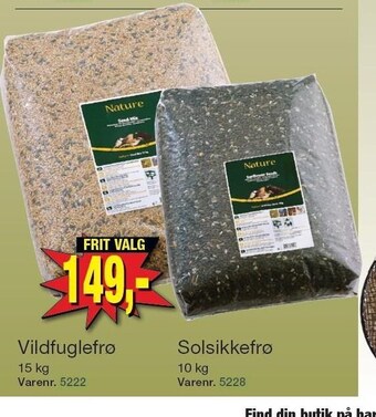 Harald Nyborg Vildfuglefrø el. solsikkefrø tilbud