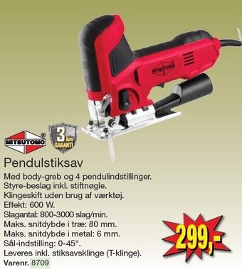 Harald Nyborg Pendulstiksav tilbud