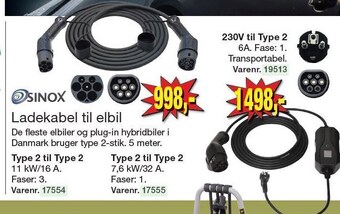 Harald Nyborg Ladekabel til elbil tilbud