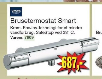 Harald Nyborg Brusetermostat smart tilbud