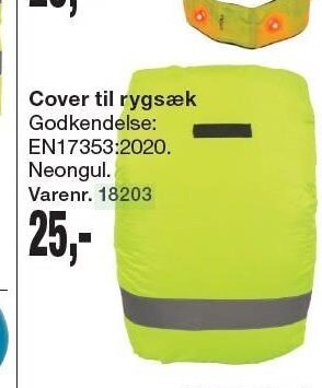 Harald Nyborg Cover til rygsæk tilbud