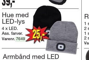 Harald Nyborg Hue med led-lys tilbud