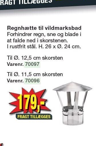 Harald Nyborg Regnhætte til vildmarksbad tilbud