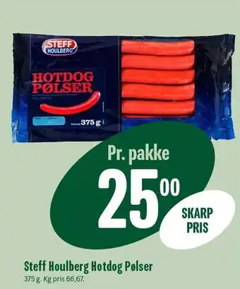Min Købmand Steff houlberg hotdog pølser tilbud