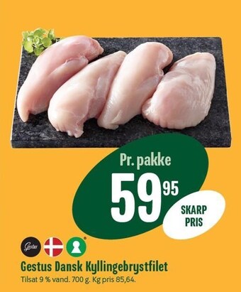 Min Købmand Dansk kyllingebrystfilet tilbud
