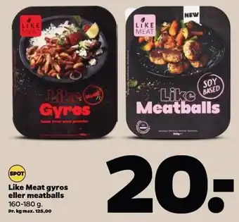 Like meat gyros el. meatballs