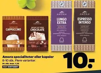 Netto Amora specialiteter el. kapsler tilbud